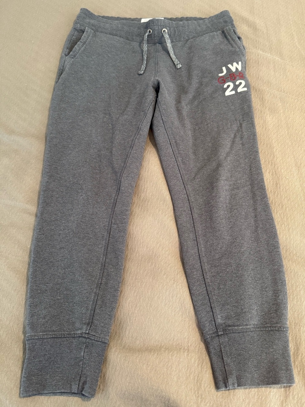 Jack Wills fleece buttery soft woman’s jogger sweat pants 🇬🇧 drawstring 10 EUC